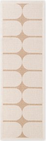 Behúň Duet Bowen 106245 Beige/White - na von aj na doma, 80x250, béžová, chodba / predsieň, NORTHRUGS