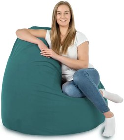 Plyšový sedací vak SAKO modrý