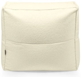 Krémový sedací vak z textílie buklé Mass Open Modul 90 – SLOWDOWN