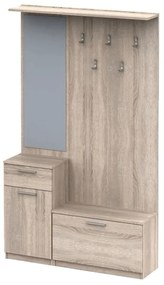 Predsieňová zostava, dub sonoma, NOKO-SINGA 04