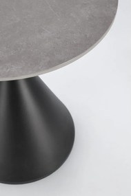 Okrúhly odkladací stolík s doskou v dekore mramoru ø 50 cm Joona – Bizzotto