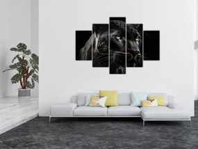 Obraz - Čierny panter (150x105 cm)