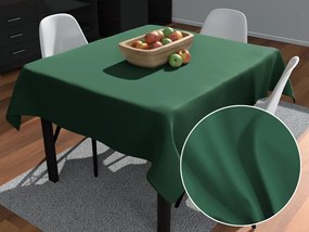 Biante Štvorcový bavlnený saténový obrus ST-014 Zelený 70x70 cm