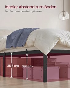 Kovová posteľ 90 cm RMB132B01