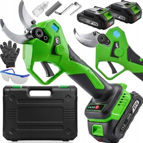 záhradné akumulátorové nožnice Sada nožníc na strihanie konárov 500 W 2x Akumulátor