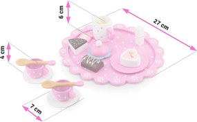 ISO Trade Drevená čajová súprava na hranie Montessori Ricokids RK-869
