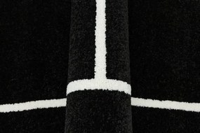 Koberec Lima 6333B čierny / biely