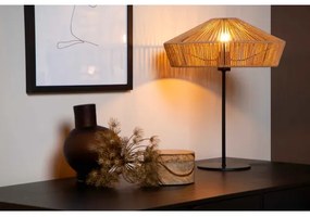 Lucide 10513/40/72 - Stolná lampa YUNKAI 1xE27/60W/230V hnedá