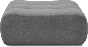 Sivá podnožka z textílie buklé Azra – Bobochic Paris