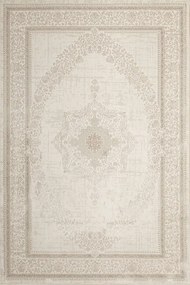 Koberec Allora Plus F344A Ornament, krémový / strieborný