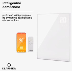Klarstein Wonderwall Smart Bornholm, Infračervený ohrievač, 70x60cm, App, 360W