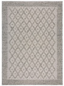 Flair Rugs koberce Ručne tkaný kusový koberec Minerals Diamond Grey - 120x170 cm