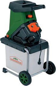 Záhradný štiepkovač/drvič CHIP s 50l zbernou nádobou, 3100W čierna/zelená Gardebruk