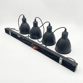 BRILAGI - LED luster na lanku RIDDY 4xE27/60W/230V čierny