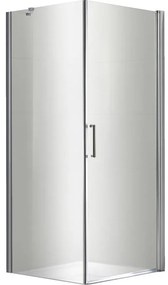 Sprchový kút Vela 80x80x190 čistý-chróm