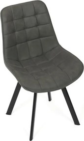 Jedálenská stolička sivá HC-V3066 GREY3