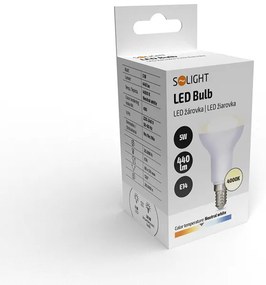SOLIGHT SMD LED reflektorová žiarovka R50 5W E14 4000K 440lm