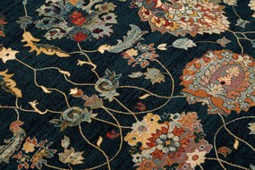 Vlnený koberec SUPERIOR LATICA Navy