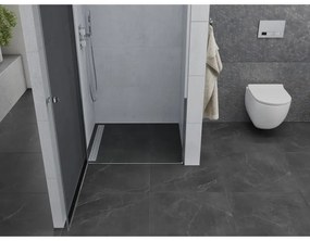 Mexen Pretoria, sprchové dvere do otvoru 90 x 190 cm, 6mm šedé sklo, chrómový profil, 852-090-000-01-40