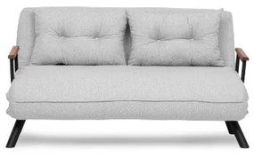 Rozkladacia dvojmiestná pohovka QIRA, sivá