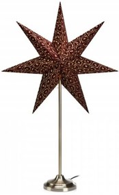 Markslöjd 705313 - Vianočná dekorácia BAROQUE 1xE14/25W/230V 65 cm vínová