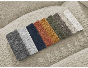 Béžová rozkladacia/s úložným priestorom rohová pohovka z textílie buklé (ľavý roh/s leňoškou) Roxelane – Bobochic Paris