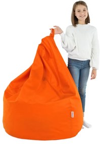 Sedací vak SAKO oranžový ekokoža