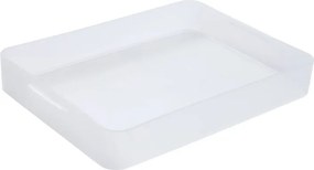 SUNDIS 2. akosť - Plastový úložný organizér Pure Box A4, mliečny