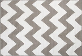TA Koberec C437A SVETLO SIVÁ/BIELA BALI PP Rozmer: 250x350 cm
