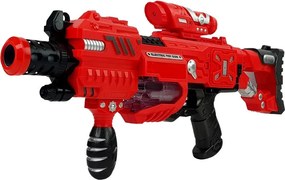 LEAN Toys Svietiaca pištoľ svietiaca v tme Penové náboje Dosah zvuku 45 m