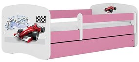 Detská Posteľ. Babydreams+Sz+M ružová 80x180 Formula