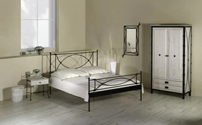 IRON-ART THOLEN - jednoducho krásna kovová posteľ - Akcia! 90 x 200 cm, kov