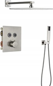 Podomietkový Sprchový Set Štvorcový Termostat Dažďová Sprcha Batéria