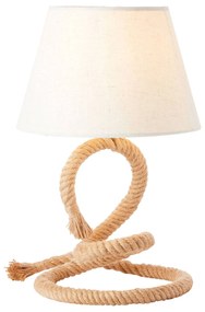 Stolná lampa Sailor s rámom z lana