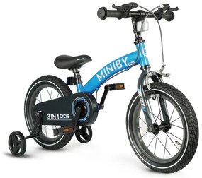 Detský bicykel Miniby 14" modrý