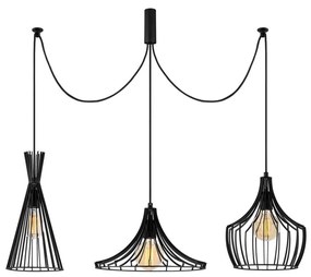 Luster na lanku MEZOPOTAMYA 3xE27/40W/230V pavúk