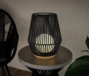 Solárny lampáš s textilnou šnúrkou, malý