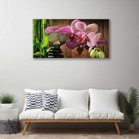 Obraz na plátne Kvetiny bambus rastlina 125x50 cm