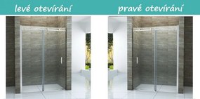 Sprchové dvere MAXMAX Rea NIXON 140 cm