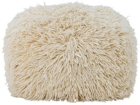 Krémový vlnený taburet Lomba – Bloomingville