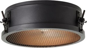 Brilliant - Stropné svietidlo ZOIS 1xE27/28W/230V pr. 30 cm čierne