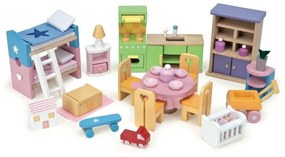 Le Toy Van - Kompletný set nábytku do domčeka Starter