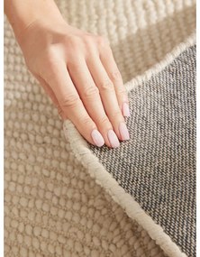 Ručne tkaný vlnený koberec vo svetlo prírodnej farbe 200x300 cm Eleni Natural White – Hanse Home