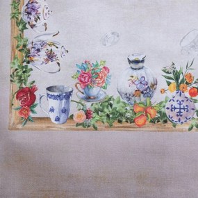 Behúň s potlačou ROZKVITNUTÁ ZÁHRADA 45 x 140 cm
