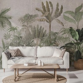 Fototapeta - Jungle na stene (147x102 cm)