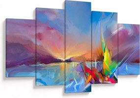 Obraz - Západ slnka (150x105 cm)