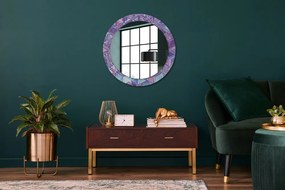 Okrúhle dekoračné zrkadlo s motívom Abstraktný surálny fi 70 cm