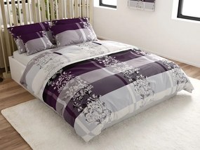 Polybavlnené obliečky LUXURY fialové Rozmer obliečky: 70 x 90 cm | 140 x 200 cm