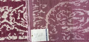 Diamond Carpets koberce Ručne viazaný kusový koberec Diamond DC-JK 2 Purple / silver (overdye) - 180x275 cm