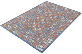 Obojstranný koberec Echo Aztec Navy